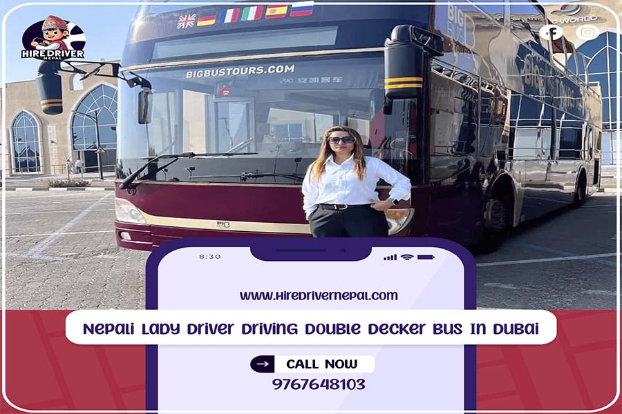 Dubai’s Nepali Female Double Decker Bus Driver